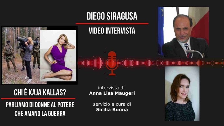 KAJA KALLAS - donne che amano la guerra - DIEGO SIRAGUSA - SICILIA BUONA