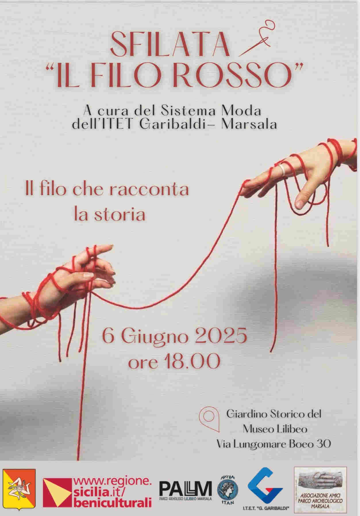 Il filo rosso - sfilata - Marsala