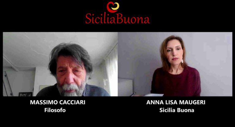 MASSIMO CACCIARI E ANNA LISA MAUGERI