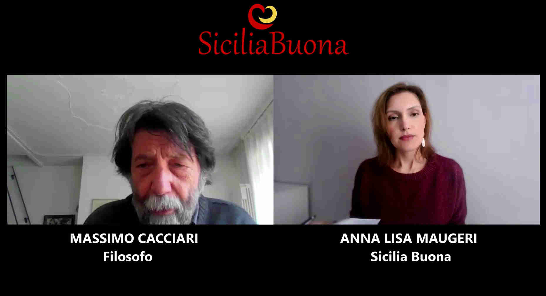 MASSIMO CACCIARI E ANNA LISA MAUGERI
