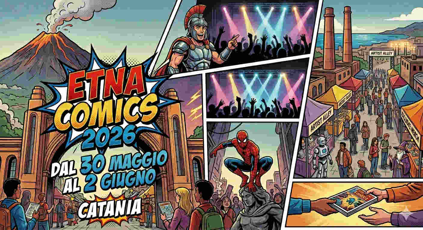 OSPITI A CATANIA DELL'ETNA COMICS 2026