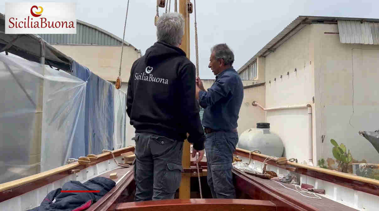 Rusulia - la barca a vela latina di Giovanni Ritunno