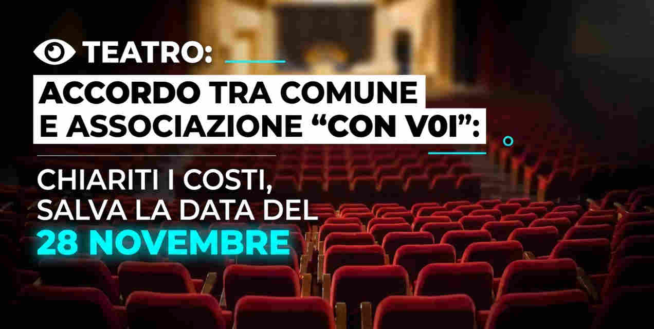 ACCORDO TRA COMUNE DI MARSALA E ASSOCIAZIONE TEATRALE CON VOI